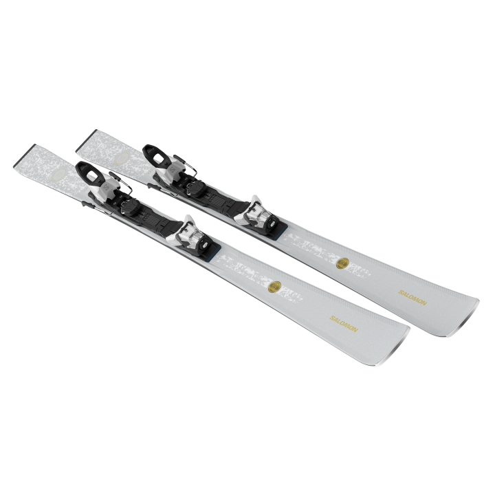 NARTY SALOMON S/MAX N°10 + M10 GW L80 Silver Met./Glitter 2027