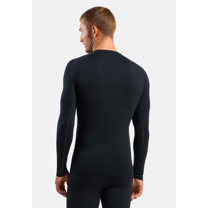KOSZULKA MĘSKA ODLO PERFORMANCE WARM BL Black