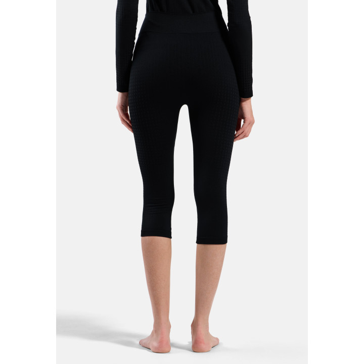 SPODNIE DAMSKIE ODLO PERFORMANCE WARM BL 3/4 Black