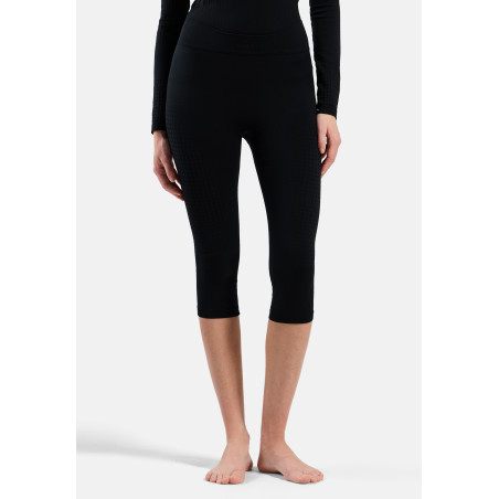 SPODNIE DAMSKIE ODLO PERFORMANCE WARM BL 3/4 Black