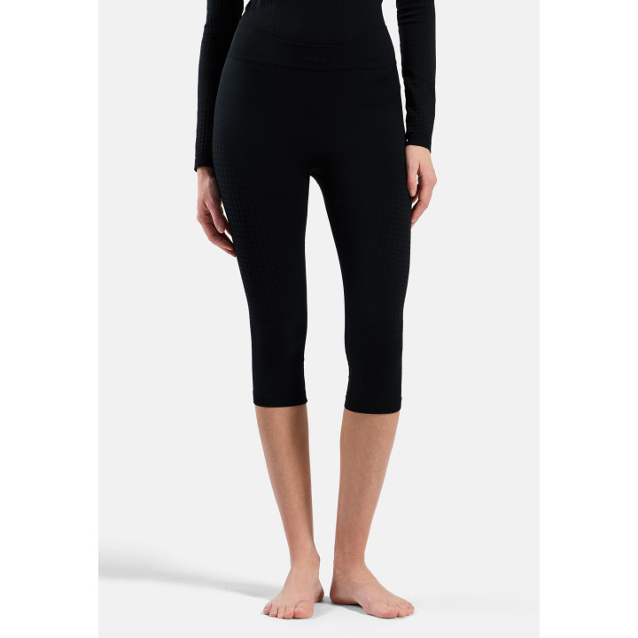 SPODNIE DAMSKIE ODLO PERFORMANCE WARM BL 3/4 Black