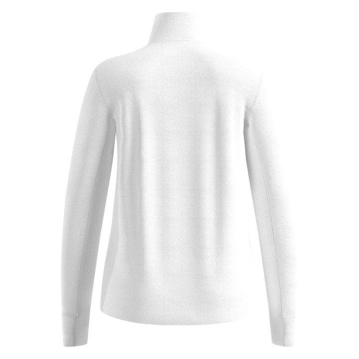 BLUZA DAMSKA ODLO GRID FLEECE FULL ZIP White
