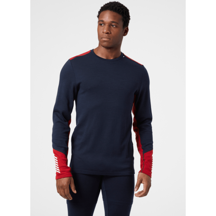 KOSZULKA TERMOAKTYWNA HELLY HANSEN LIFA MERINO MIDWEIGHT CREW Navy 2027