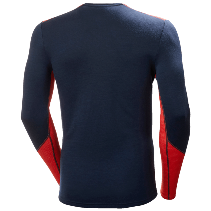 KOSZULKA TERMOAKTYWNA HELLY HANSEN LIFA MERINO MIDWEIGHT CREW Navy 2027
