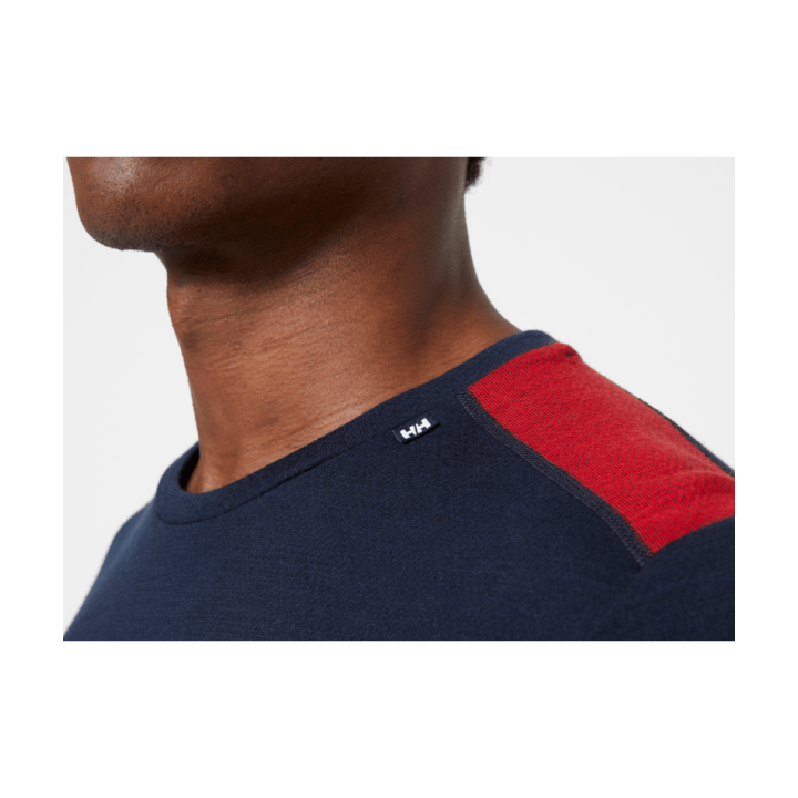 KOSZULKA TERMOAKTYWNA HELLY HANSEN LIFA MERINO MIDWEIGHT CREW Navy 2027