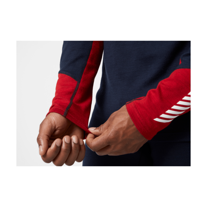 KOSZULKA TERMOAKTYWNA HELLY HANSEN LIFA MERINO MIDWEIGHT CREW Navy 2027