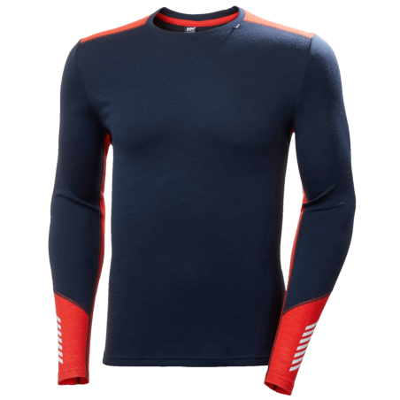KOSZULKA TERMOAKTYWNA HELLY HANSEN LIFA MERINO MIDWEIGHT CREW Navy 2027