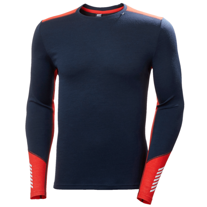 KOSZULKA TERMOAKTYWNA HELLY HANSEN LIFA MERINO MIDWEIGHT CREW Navy 2027