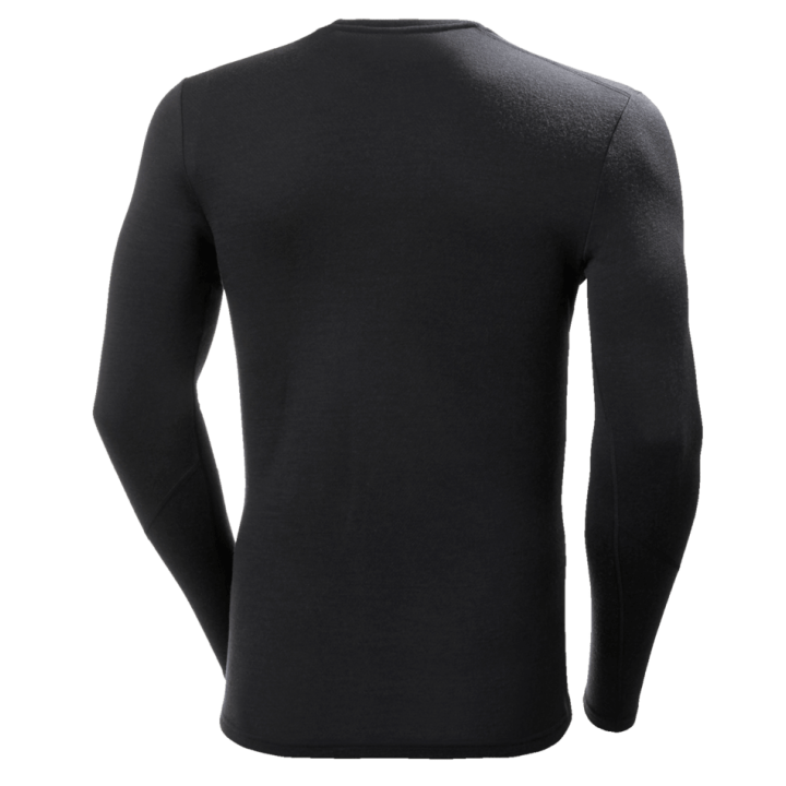 KOSZULKA TERMOAKTYWNA HELLY HANSEN LIFA MERINO MIDWEIGHT CREW Black 2027