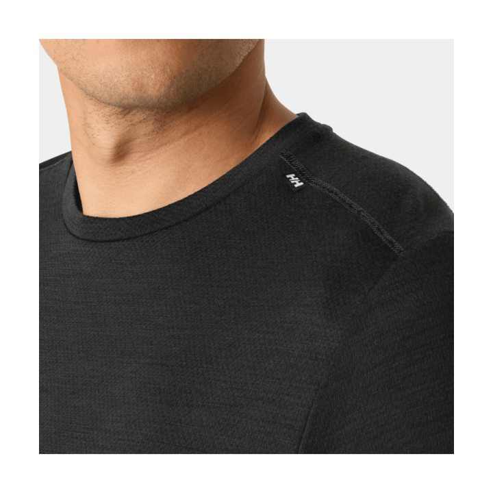 KOSZULKA TERMOAKTYWNA HELLY HANSEN LIFA MERINO MIDWEIGHT CREW Black 2027