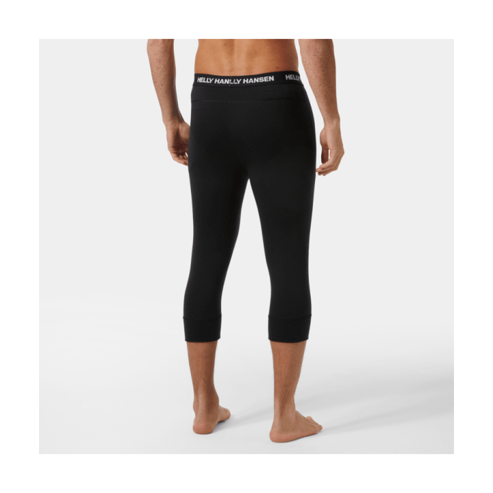 KALESONY TERMOAKTYWNE HELLY HANSEN LIFA MERINO MIDWEIGHT 3/4 Black 2027
