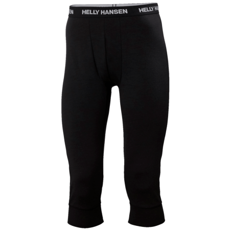 KALESONY TERMOAKTYWNE HELLY HANSEN LIFA MERINO MIDWEIGHT 3/4 Black 2027