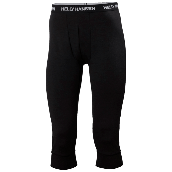 KALESONY TERMOAKTYWNE HELLY HANSEN LIFA MERINO MIDWEIGHT 3/4 Black 2027