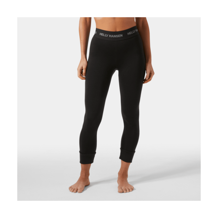KALESONY TERMOAKTYWNE HELLY HANSEN W LIFA MERINO MIDWEIGHT 3/4 Black 2027