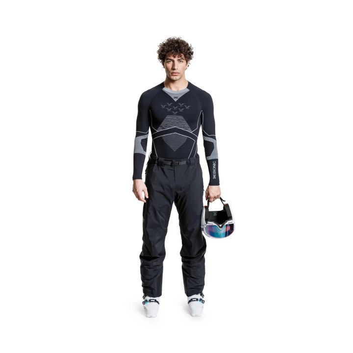 KOSZULKA TERMOAKTYWNA X-BIONIC ENERGY ACCUMULATOR LIGHT LS MEN Black/Light Grey
