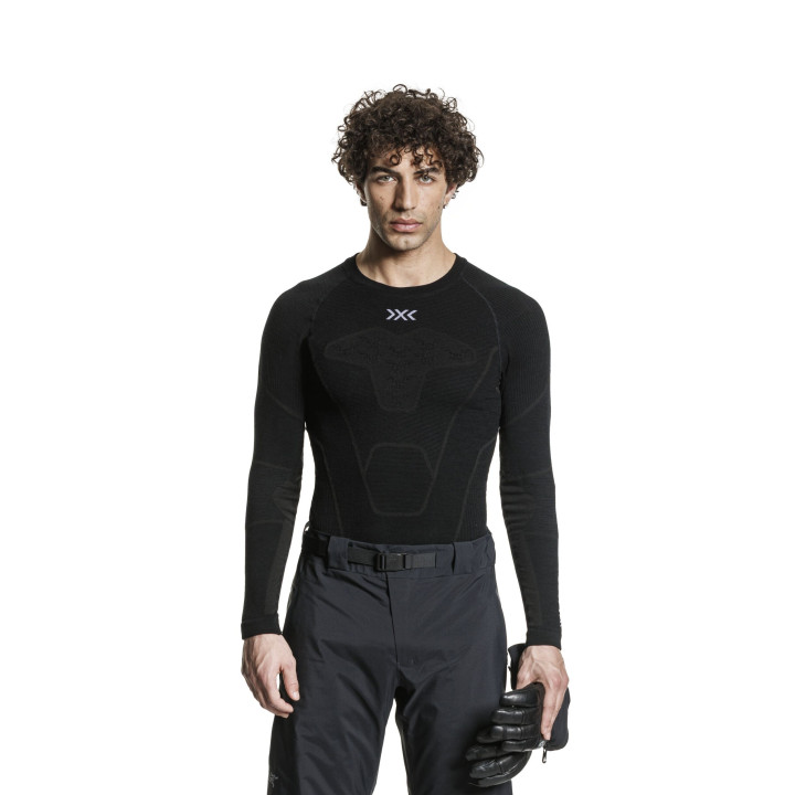 KOSZULKA TERMOAKTYWNA X-BIONIC SYMBIO MERINO LS MEN Opal Black