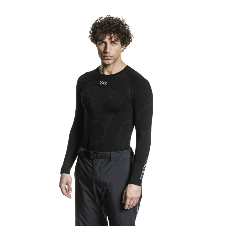 KOSZULKA TERMOAKTYWNA X-BIONIC SYMBIO MERINO LS MEN Opal Black