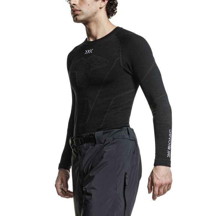 KOSZULKA TERMOAKTYWNA X-BIONIC SYMBIO MERINO LS MEN Opal Black