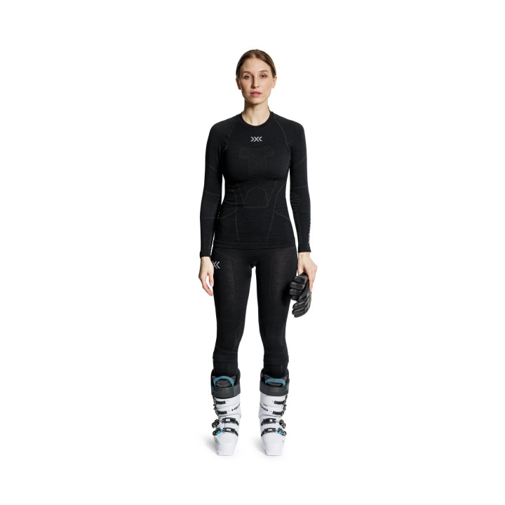 SPODNIE TERMOAKTYWNE X-BIONIC SYMBIO MERINO 3/4 WMN Opal Black