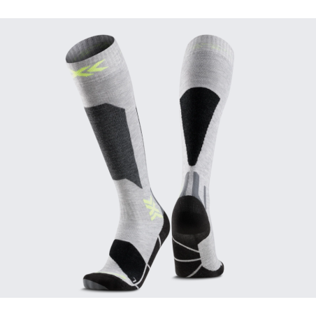 SKARPETY NARCIARSKIE X-SOCKS SKI DISCOVER OTC Rhino Grey/Canary