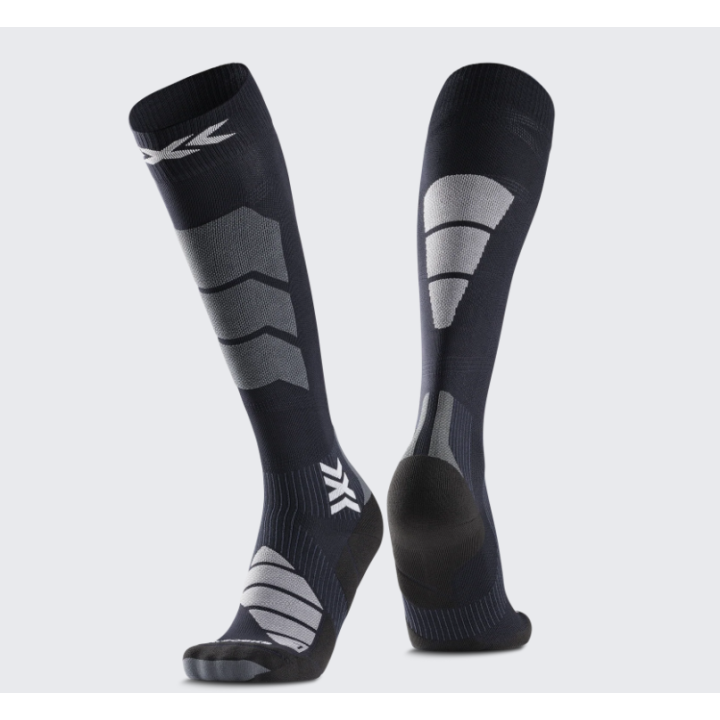 SKARPETY NARCIARSKIE X-SOCKS SKI EXPERT LIGHT OTC Black/Light Grey