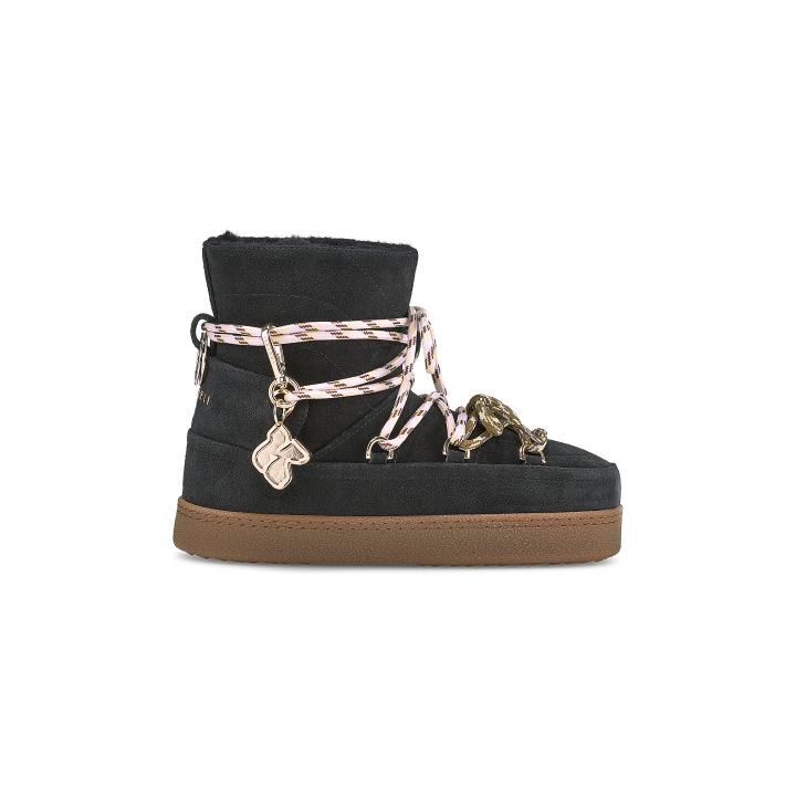 BUTY DAMSKIE INUIKII QUILTED SUEDE Black