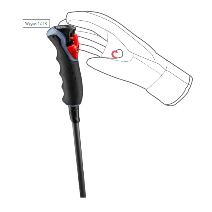 KIJE NARCIARSKIE LEKI CARBON 12 TR 2027