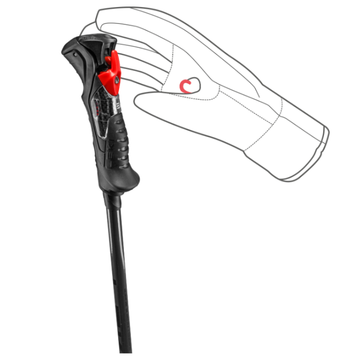 KIJE NARCIARSKIE LEKI AIRFOIL 14 TR Black 2027