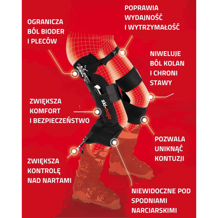 EGZOSZKIELET SKI-MOJO SILVER
