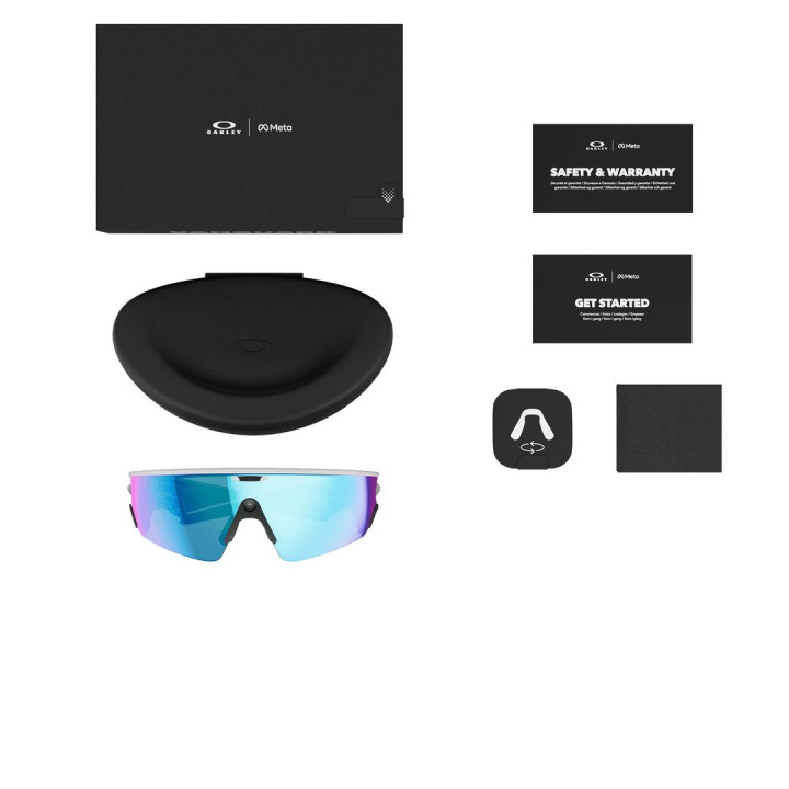 OKULARY OAKLEY META VANGUARD White/Prizm Sapphire