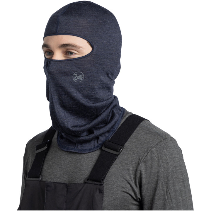 KOMINIARKA BUFF MERINO LIGHTWEIGHT BALACLAVA Solid Night Blue
