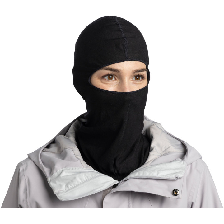 KOMINIARKA BUFF MERINO LIGHTWEIGHT BALACLAVA Solid Black