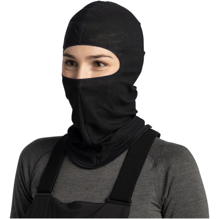 KOMINIARKA BUFF MERINO LIGHTWEIGHT BALACLAVA Solid Black